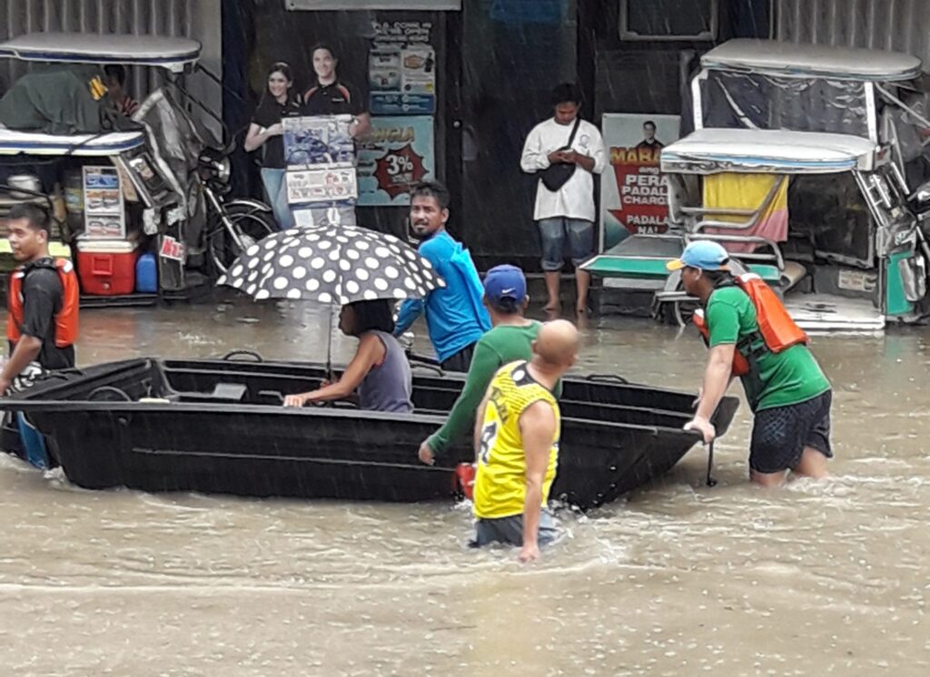 Flood in United San Pedro Subdivision