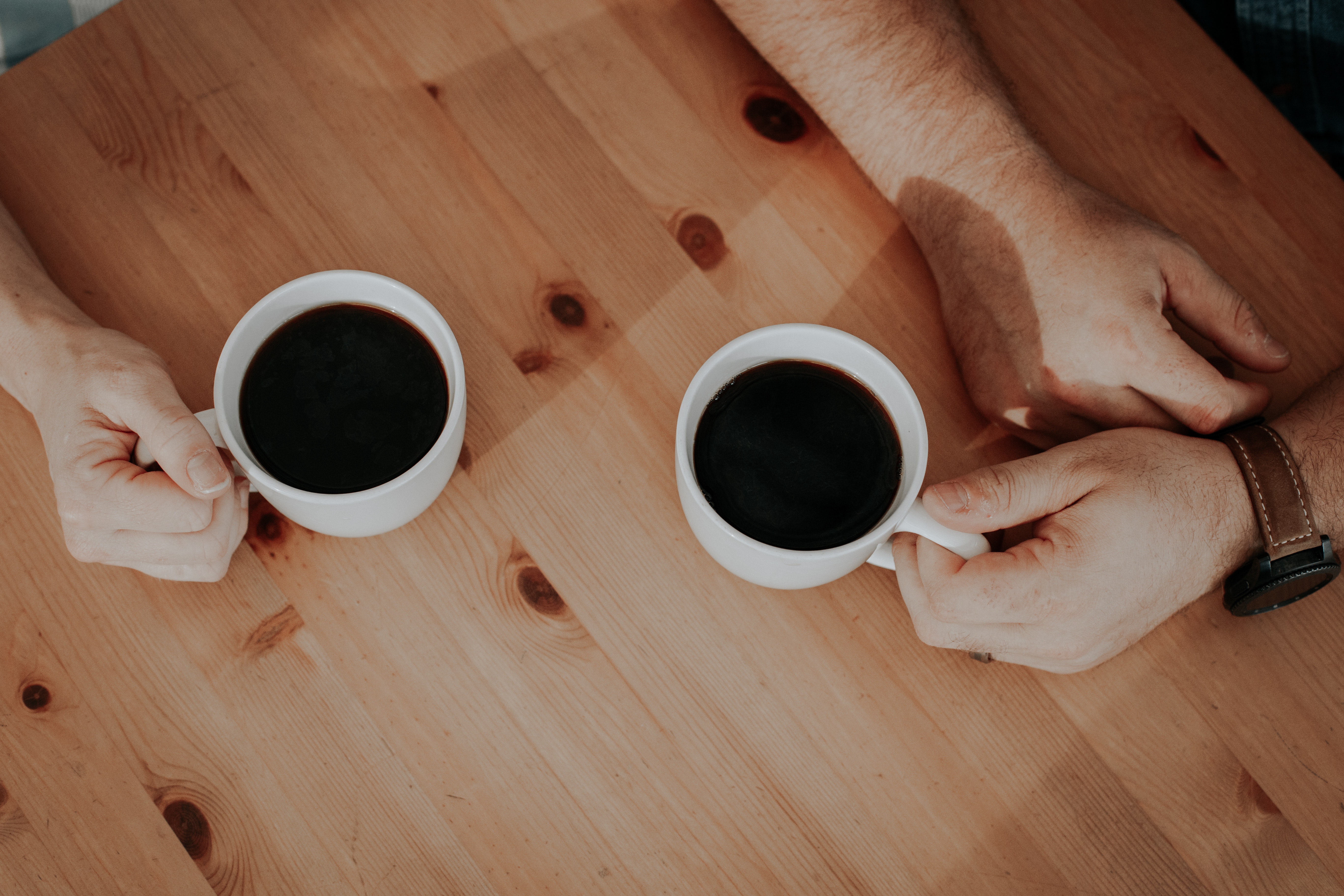 a workplace romance while sipping a coffee