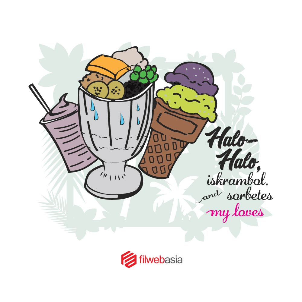 summer na naman at masarap kumain ng halohalo at sorbetes