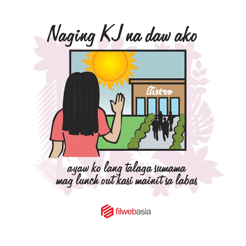 summer na naman at nakakatamad sumama kumain sa labas