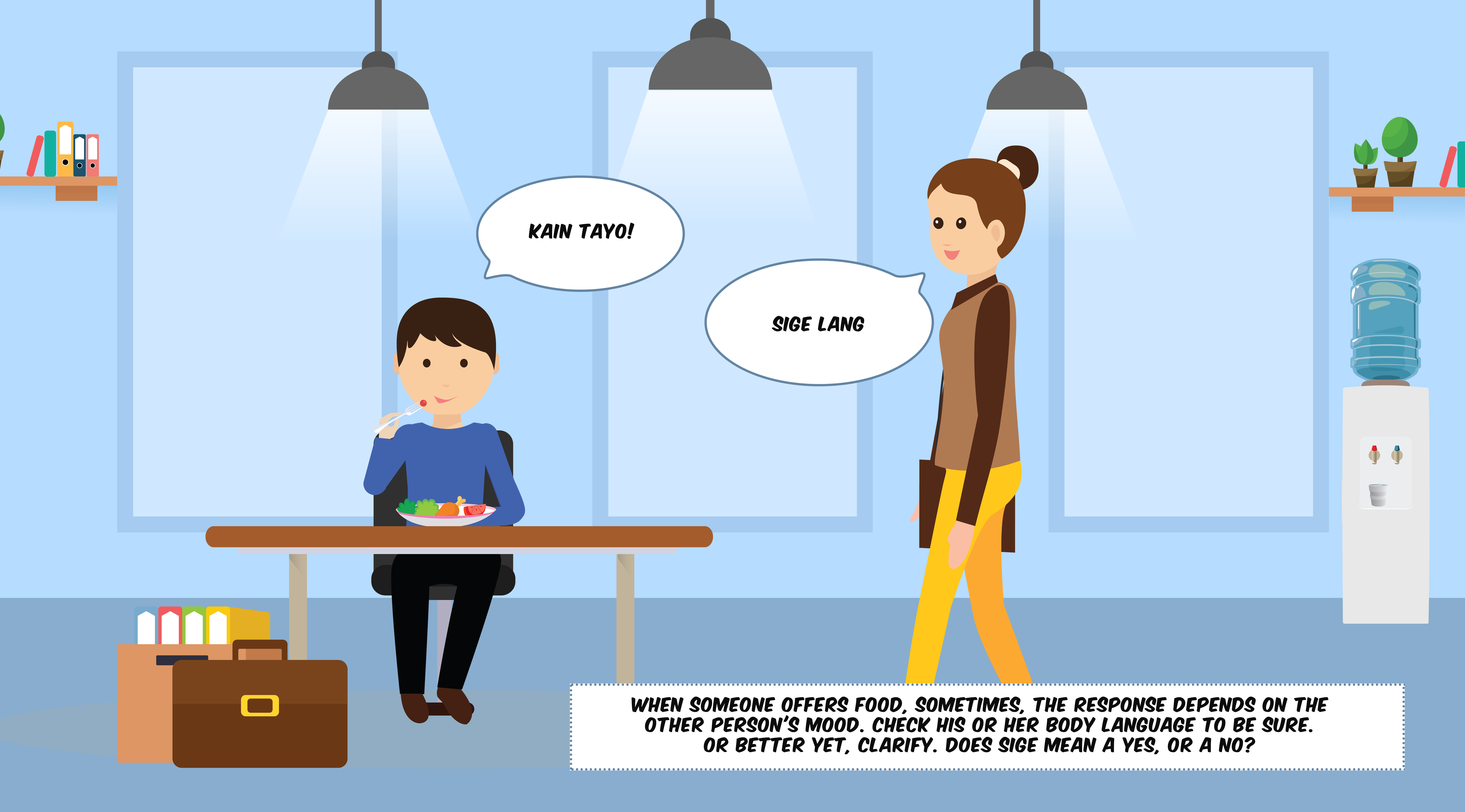 Filipino workplace culture The Charades is yes, a yes or a no?