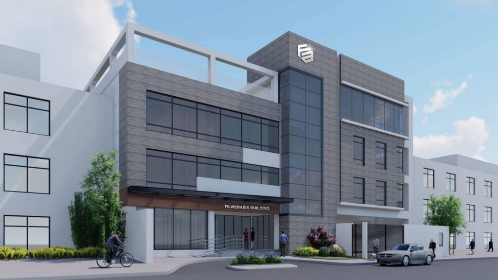 new building design FilWeb Asia Inc., a company headed by Larry Mercado