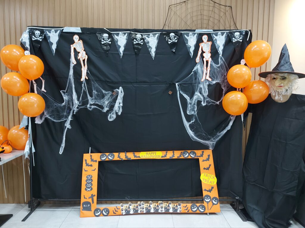 Spooky Decors by the FAI Admin Staff