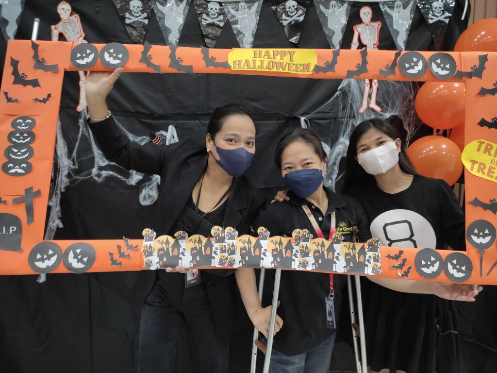 With the Halloween-themed frame, the HR and Accounting Departments also took part in the celebration
